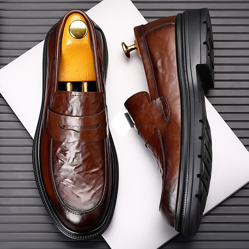 Men'S Formal Office Wear Shoes - 캐주얼 비즈니스용 남성 가죽 신발, 다재다능하고