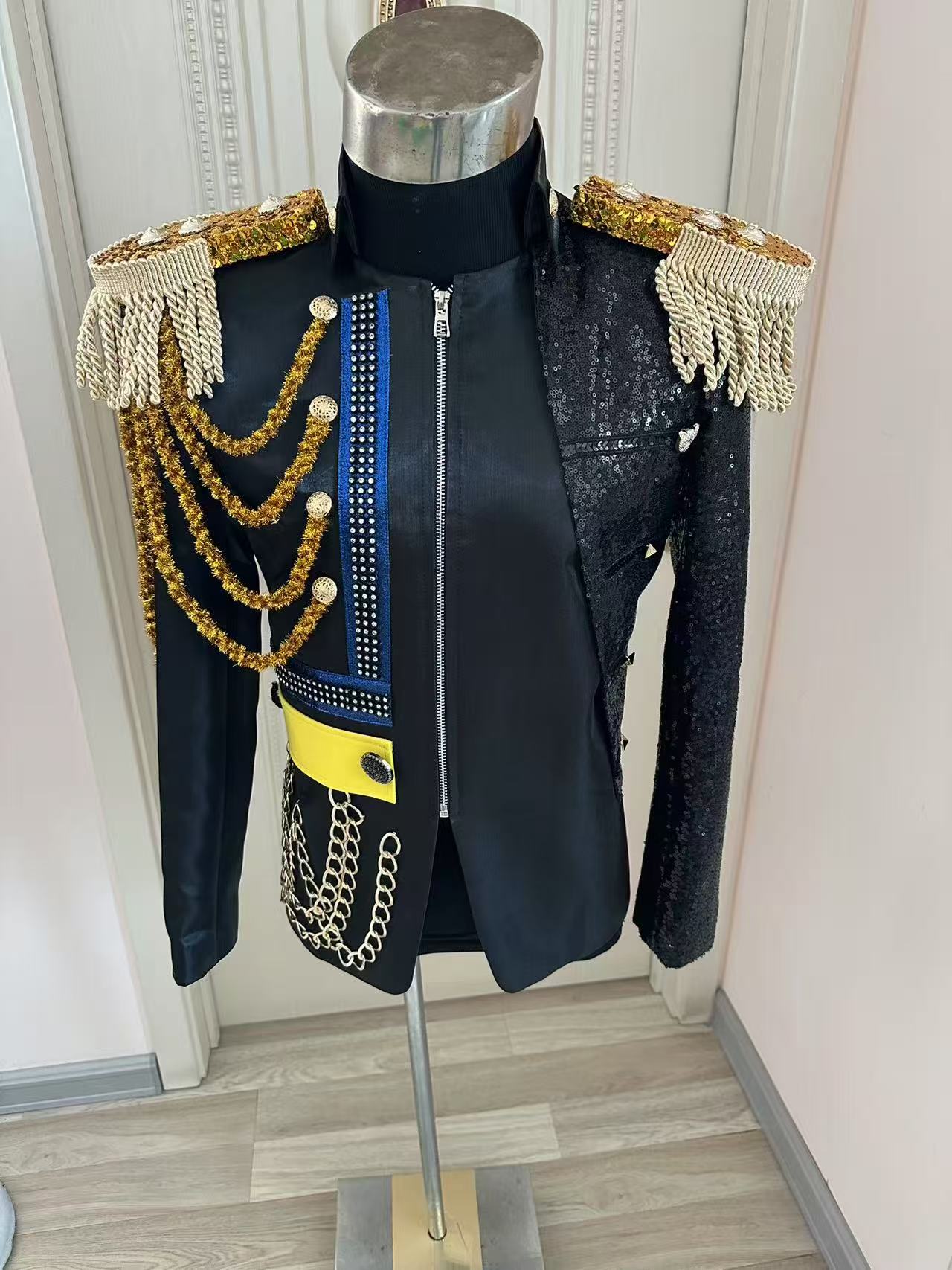 Men Formal Wear For Wedding - 새로운 남성 태슬 로얄 재킷 웨딩