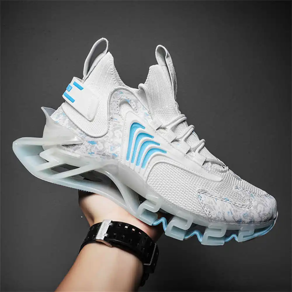 Men Formal Wear With Sneakers - 남성용 블루 슬립 롱 핑크 부츠,