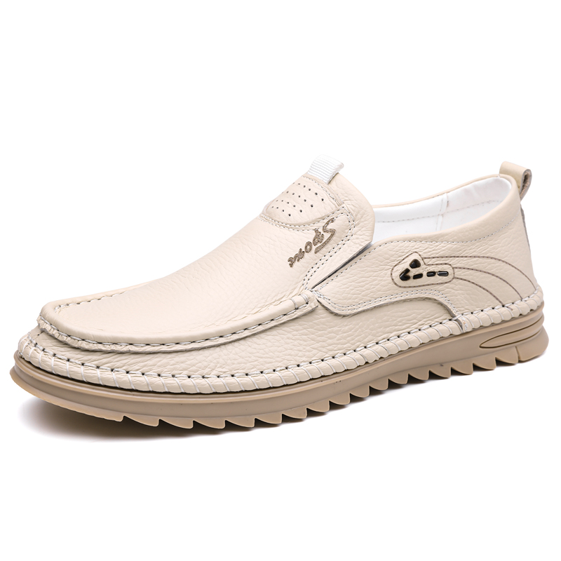 Men Formal Wear With Sneakers - 정품 소가죽 비즈니스 캐주얼 가죽 신발