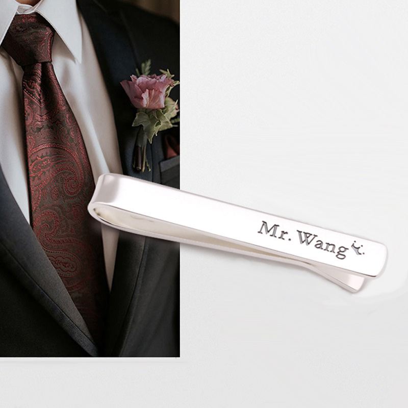 Cufflinks Silver Set - Amxiu 남성용 맞춤형 이름 925 스털링