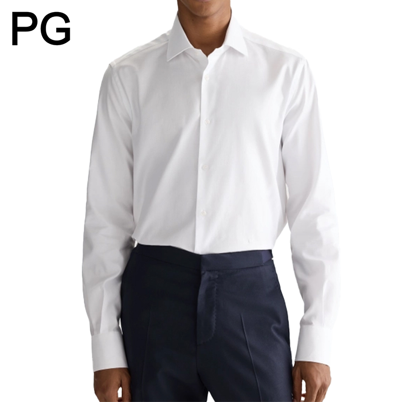 Men Formal Wear Shirts - PG 남성용 정장 드레스 셔츠 솔리드