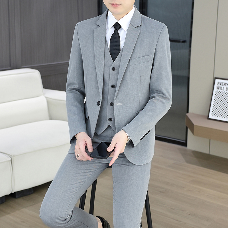 Men Formal Wear For Wedding - 정장 (블레이저+조끼+바지) 남성 패셔너블 비즈니스 야외