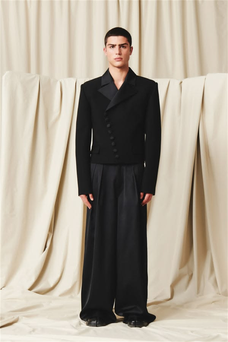 Men Formal Wear With Coat - 루즈핏 남성 정장 세트 2피스 블레이저+바지