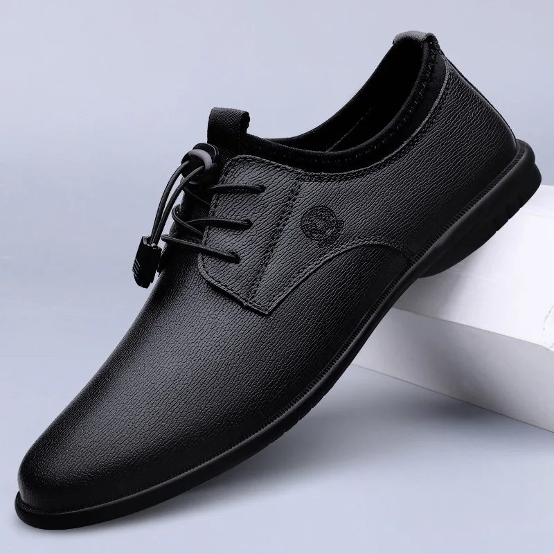 Men'S Formal Office Wear Shoes - XIHAHA 남성용 가죽 신발 통기성 부드러운