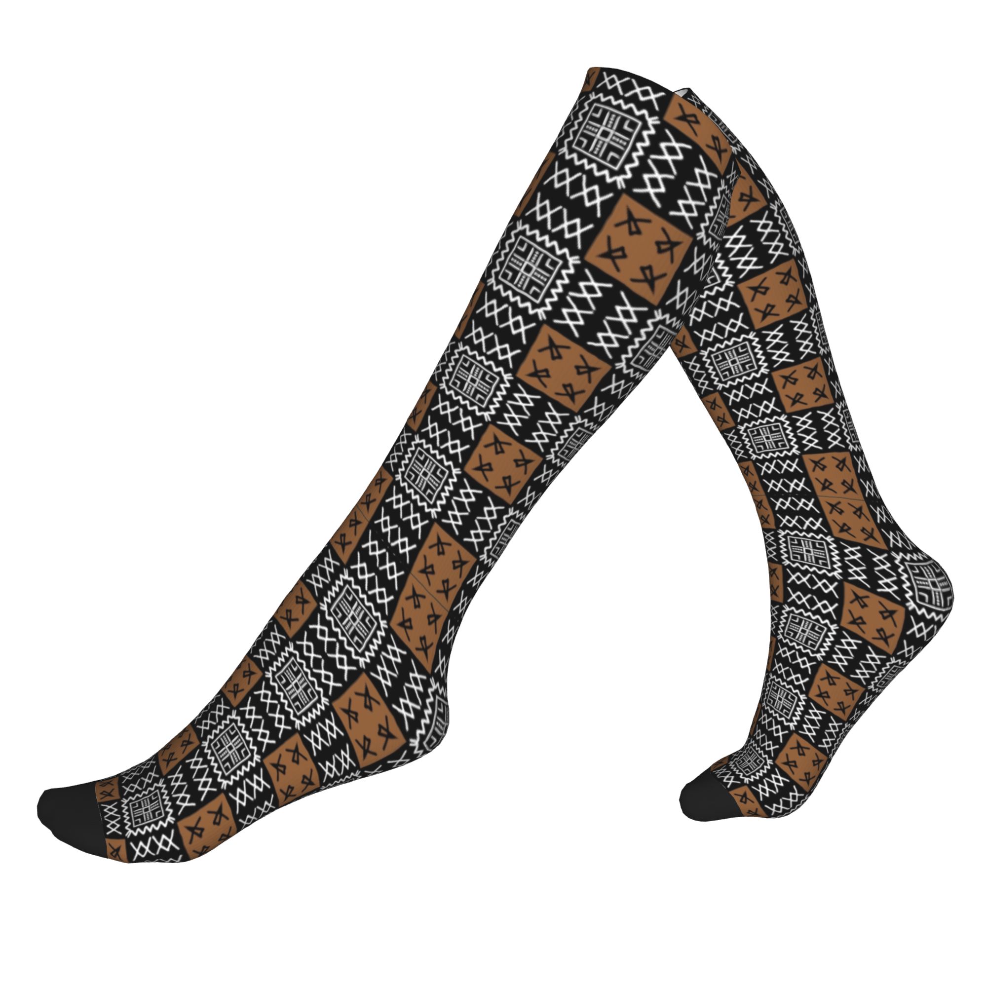 Men'S Ethnic & Formal Designer Wear Studio S - 재미있는 아프리카 머드 천 양말 여성