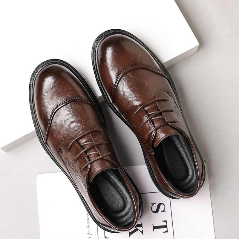 캐주얼 비즈니스용 남성 가죽 신발, 다재다능하고 편안한 - Men'S Formal Office Wear Shoes 리뷰 및 가격