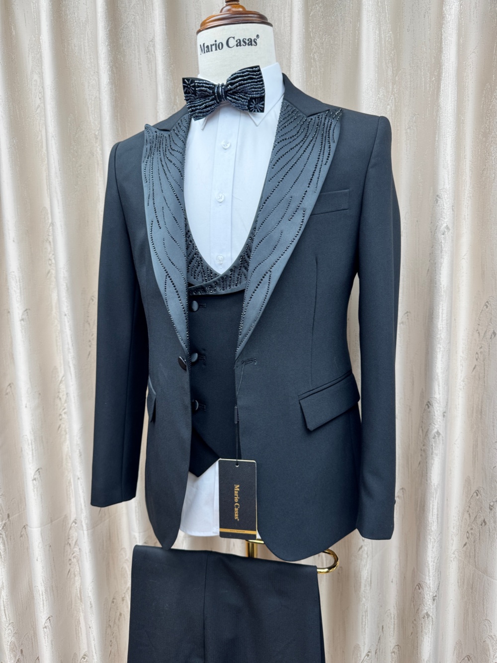 고급스러운 정장 남성 수트 세트 3피스 웨딩 신랑 세트 - Men Formal Wear For Wedding 리뷰 및 가격