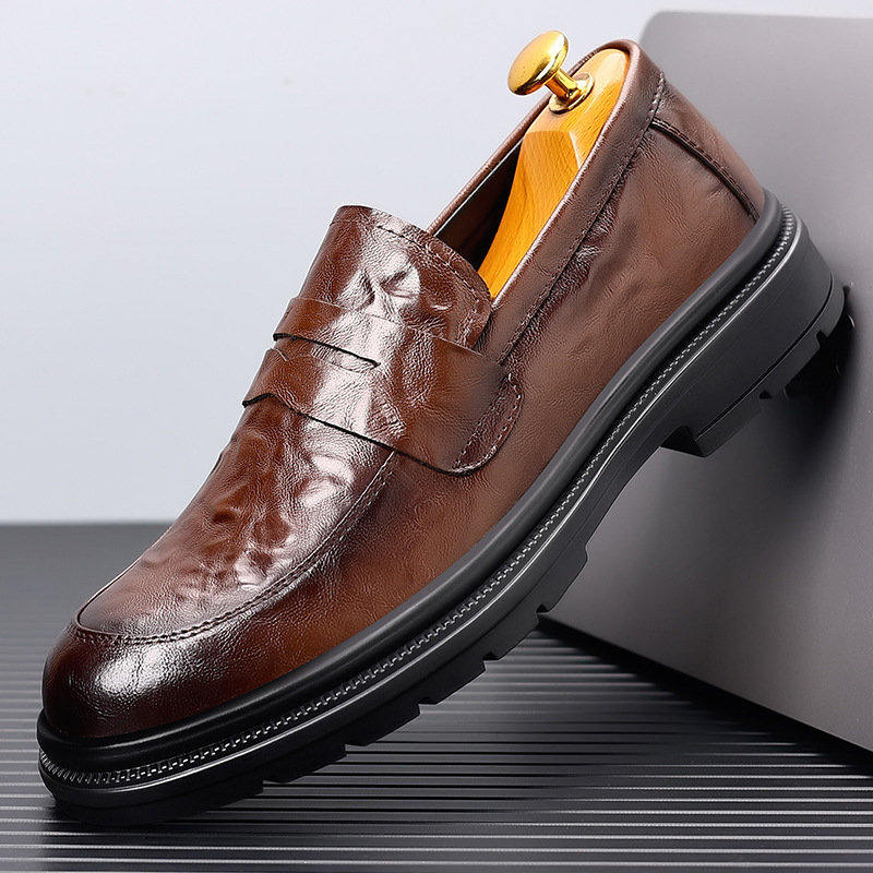 캐주얼 비즈니스용 남성 가죽 신발, 다재다능하고 편안한 - Men'S Formal Office Wear Shoes 리뷰 및 가격
