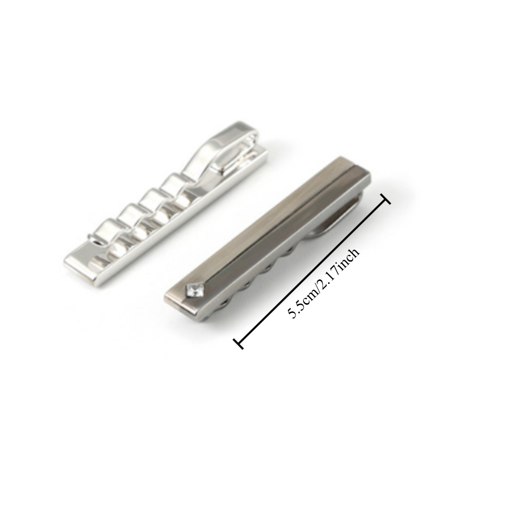 심플한 기하학적 다이아몬드 장식 커프스 단추와 타이 클 - Cufflinks Silver Set 리뷰 및 가격