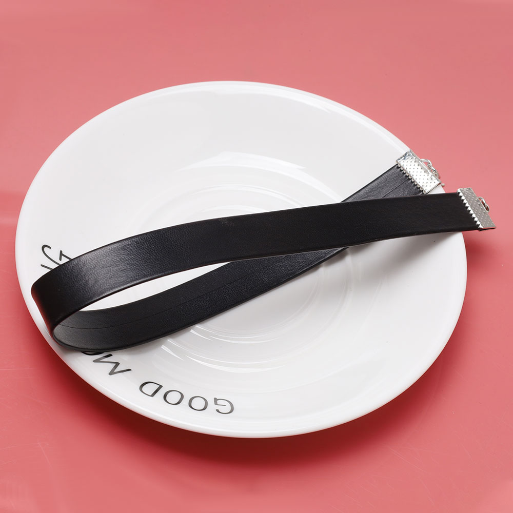 레트로 고딕 성격 칼라 블랙 가죽 목걸이 목걸이 쇄골  - Men'S Gothic Formal Wear 리뷰 및 가격