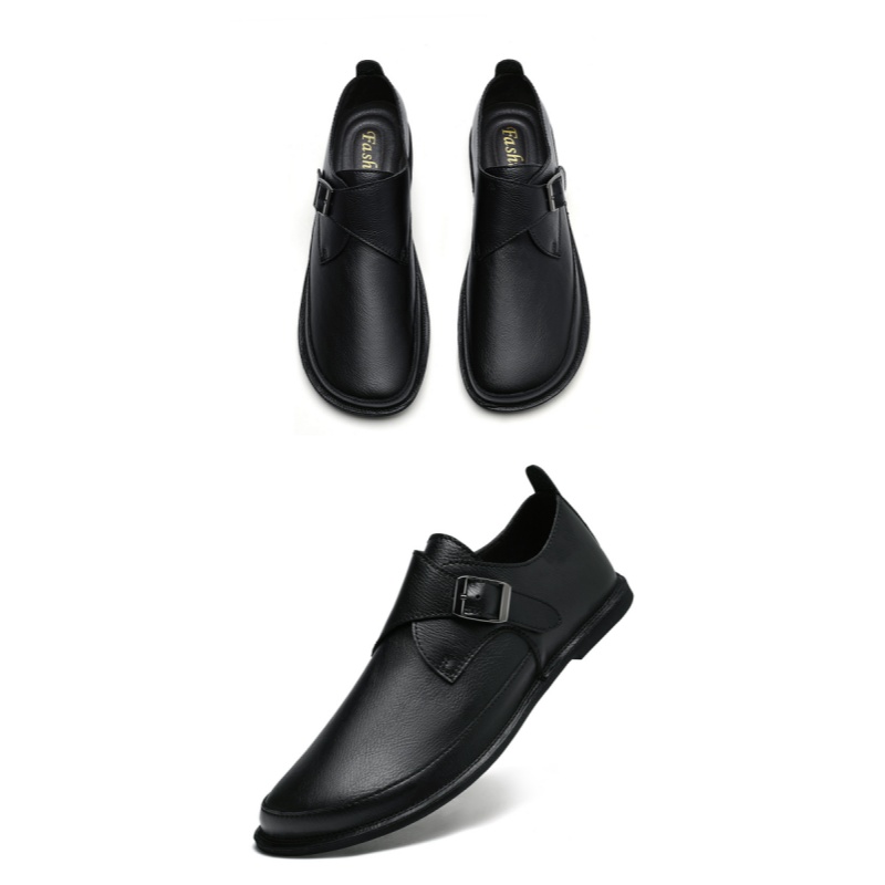 남성용 가죽 먼크슈즈 세련된 영국 스타일 정장 비즈니스 - Formal Men Daily Wear Shoes 리뷰 및 가격