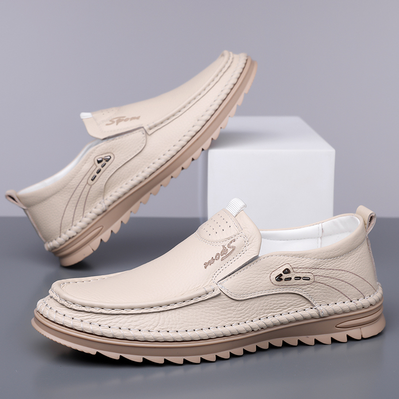 정품 소가죽 비즈니스 캐주얼 가죽 신발 남성 패션 편안 - Men Formal Wear With Sneakers 리뷰 및 가격