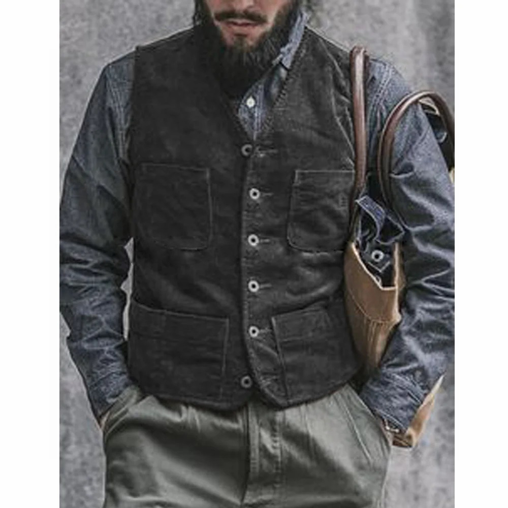 코듀로이 남성 조끼 정장 남성 캐주얼 포멀웨어 비즈니스 - Men'S Gothic Formal Wear 리뷰 및 가격