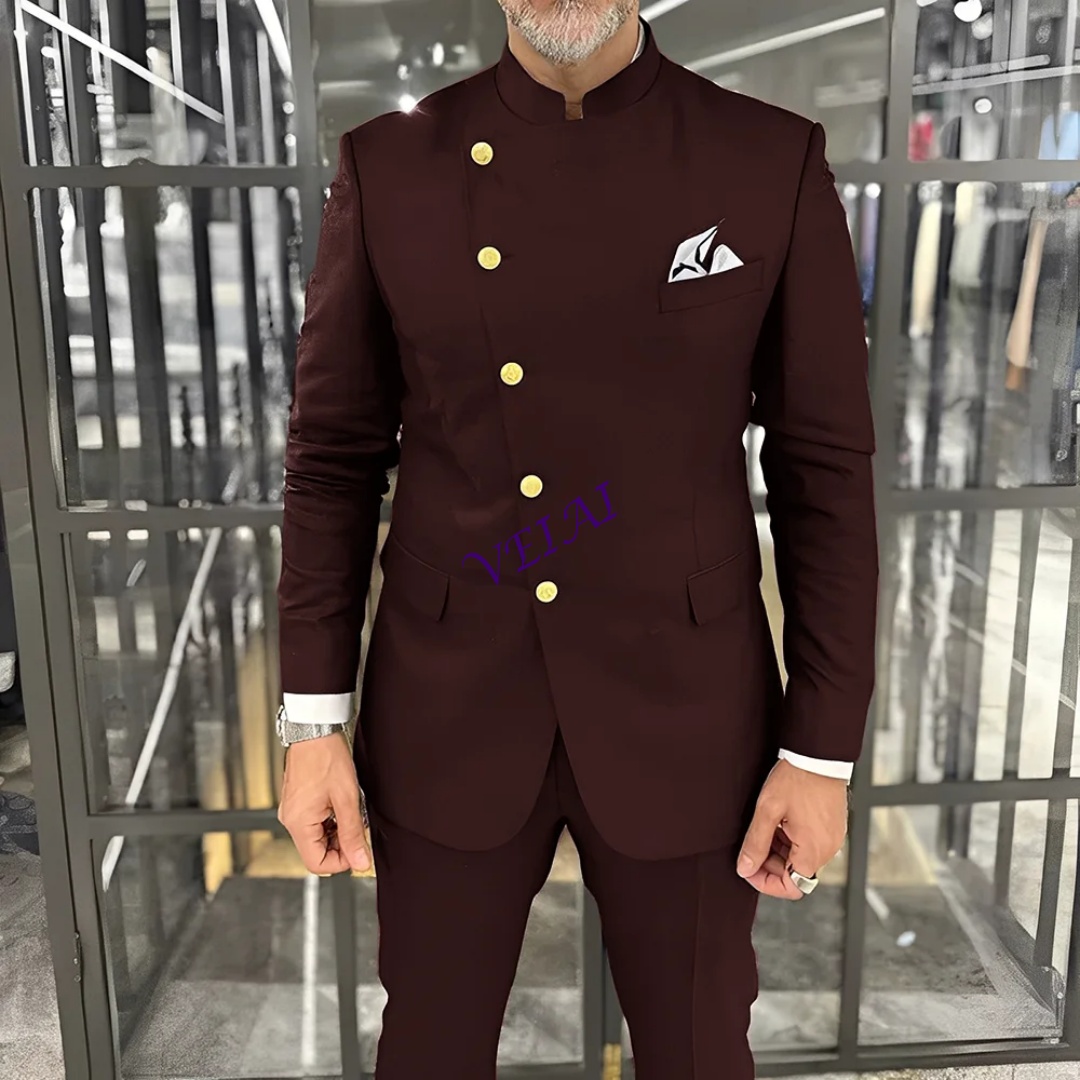 맞춤 슬림핏 신랑 들러리 정장 세트 2피스 남성 웨딩  - Men Formal Wear For Wedding 리뷰 및 가격