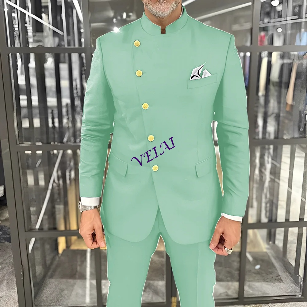 맞춤 슬림핏 신랑 들러리 정장 세트 2피스 남성 웨딩  - Men Formal Wear For Wedding 리뷰 및 가격