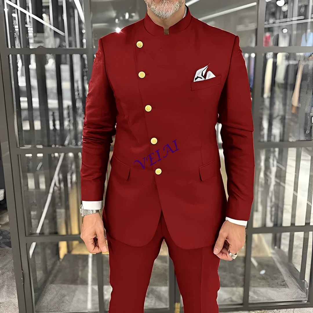 맞춤 슬림핏 신랑 들러리 정장 세트 2피스 남성 웨딩  - Men Formal Wear For Wedding 리뷰 및 가격