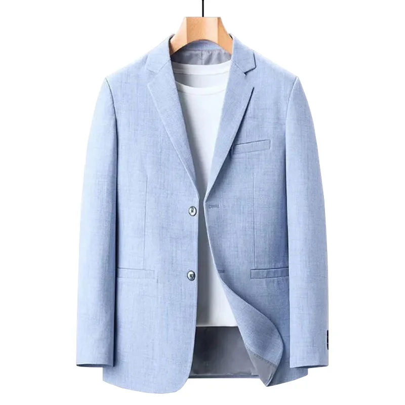 용수철 얇은 포멀웨어 블레이저 재킷, 솔리드 비즈니스  - Men Formal Wear With Coat 리뷰 및 가격