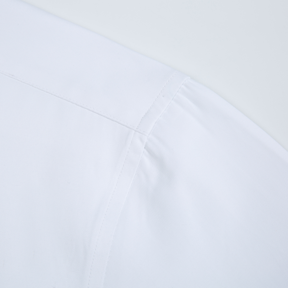 흰색 단색 남성용 긴 소매 드레스 셔츠, 클래식 스프레 - Men Formal Wear Shirts 리뷰 및 가격