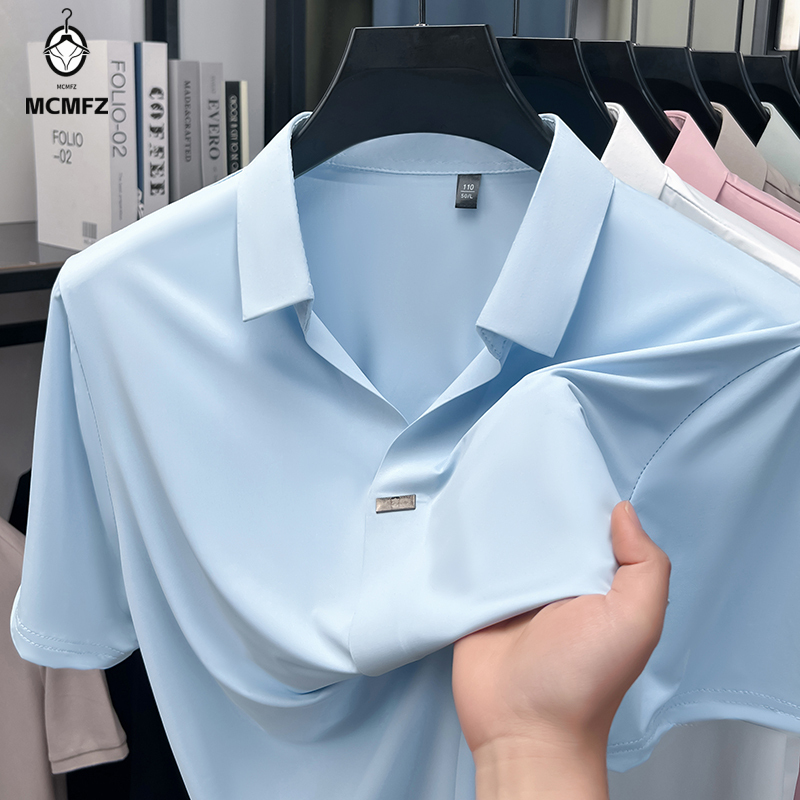 심플 히든 바 클래스프 남성 플랫 라펠 셔츠 싱글 메탈 - Men Formal Wear Shirts 리뷰 및 가격