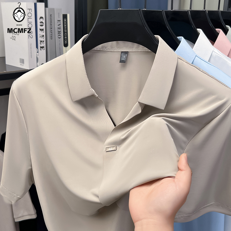심플 히든 바 클래스프 남성 플랫 라펠 셔츠 싱글 메탈 - Men Formal Wear Shirts 리뷰 및 가격
