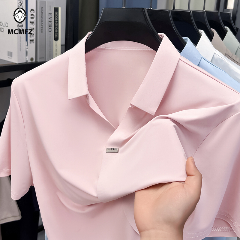 심플 히든 바 클래스프 남성 플랫 라펠 셔츠 싱글 메탈 - Men Formal Wear Shirts 리뷰 및 가격