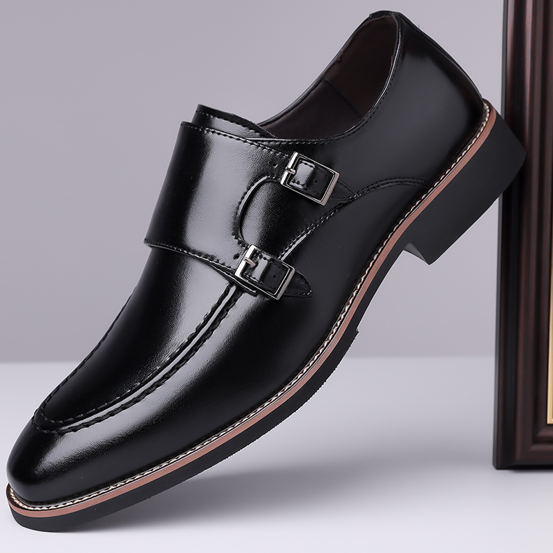 남성용 슬립온 정장 가죽 더비 슈즈, 편안하고 통기성  - Formal Men Daily Wear Shoes 리뷰 및 가격