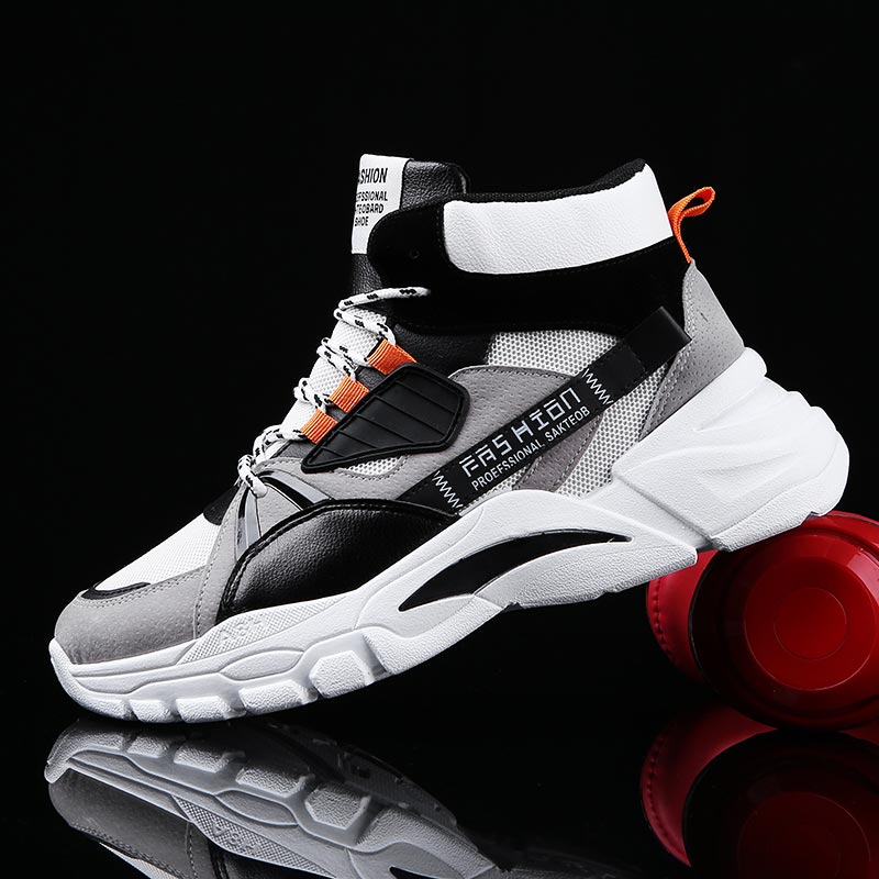 높은 최고 남성 스포츠 신발 통기성 메쉬 운동화 높은  - Men Formal Wear With Sneakers 리뷰 및 가격