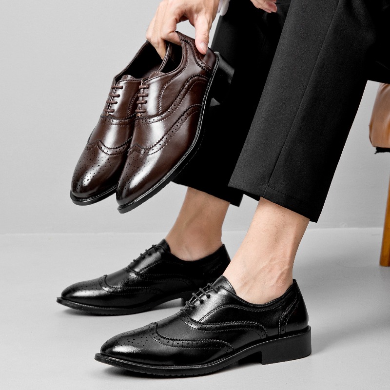 정장용 가죽 신발 클래식 남성 스타일 슬립온 로퍼 포인 - Men'S Formal Office Wear Shoes 리뷰 및 가격