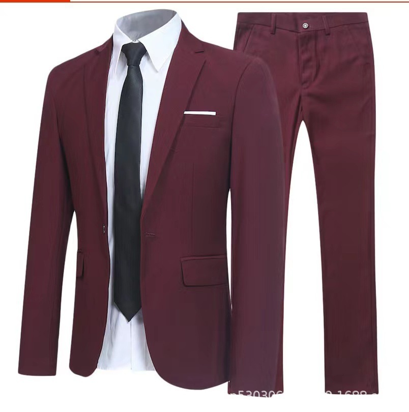 남성 정장 세트 비즈니스 캐주얼 블레이저 신랑 들러리  - Men'S Gothic Formal Wear 리뷰 및 가격