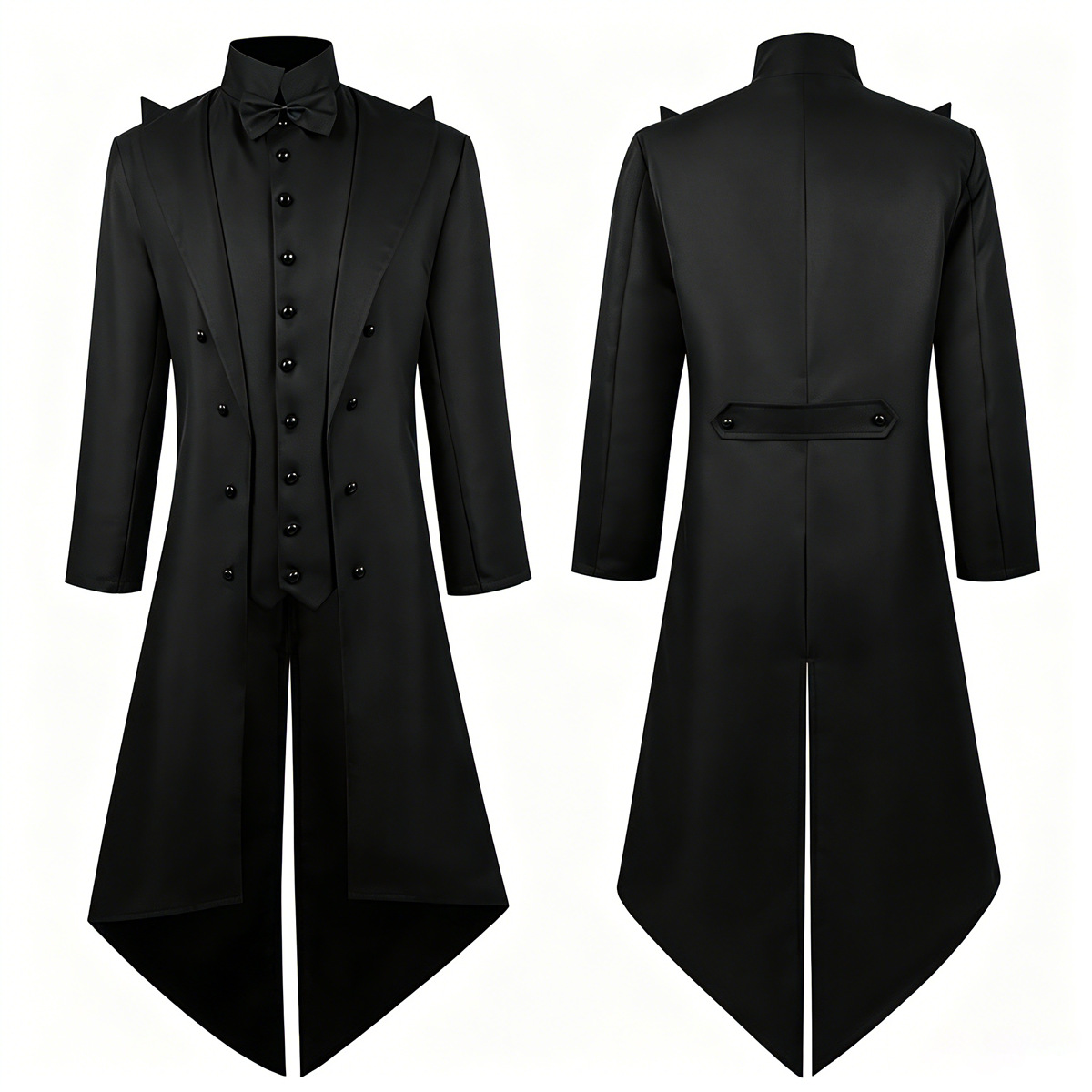 빈티지 고딕 남성 테일코트 중세 신사 롱 트렌치코트 스 - Men'S Gothic Formal Wear 리뷰 및 가격
