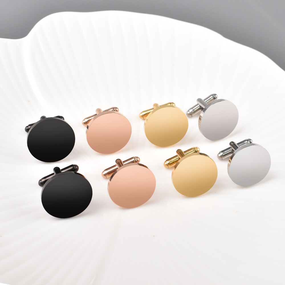 2개/세트 남성 패션 메탈 커프스 단추, 부드러운 슬리 - Cufflinks Silver Set 리뷰 및 가격