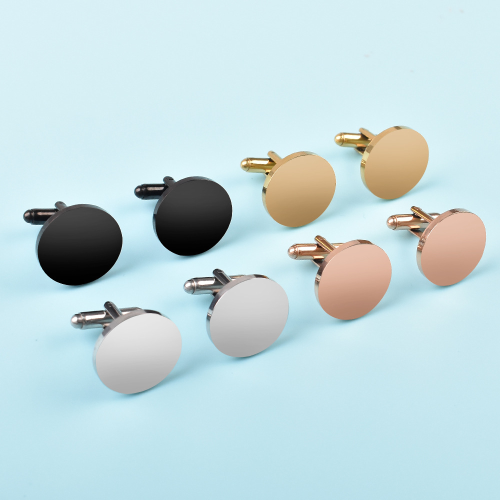 2개/세트 남성 패션 메탈 커프스 단추, 부드러운 슬리 - Cufflinks Silver Set 리뷰 및 가격