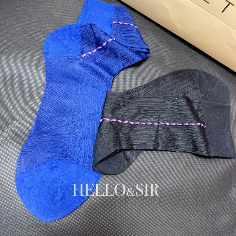 남성 드레스 양말 블루 블랙 정장용 시스루 양말 남성용 - Men Formal Party Wear Dress 리뷰 및 가격