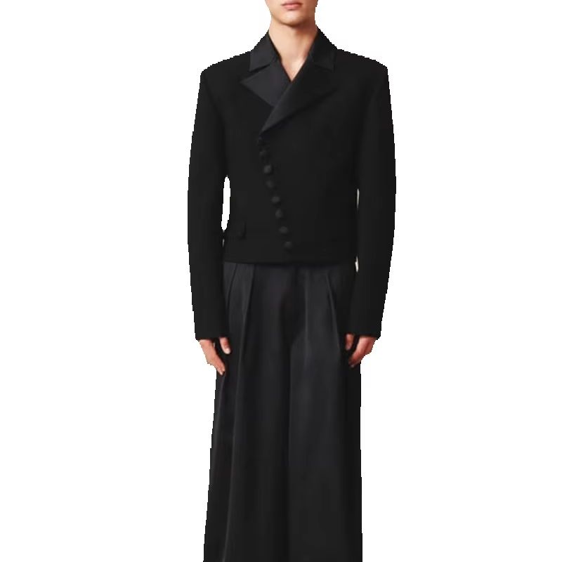 루즈핏 남성 정장 세트 2피스 블레이저+바지 코튼 패션 - Men Formal Wear With Coat 리뷰 및 가격