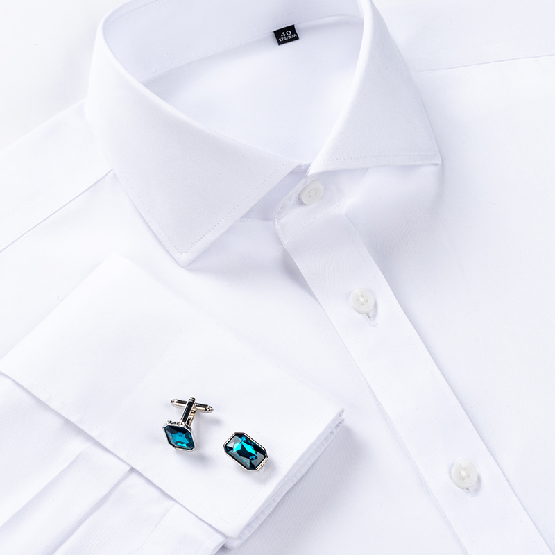 하이엔드 200 4가닥 원사 면 100% 남성용 프렌치 - Men Formal Wear Shirts 리뷰 및 가격