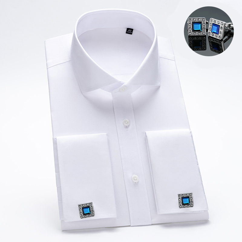 하이엔드 200 4가닥 원사 면 100% 남성용 프렌치 - Men Formal Wear Shirts 리뷰 및 가격