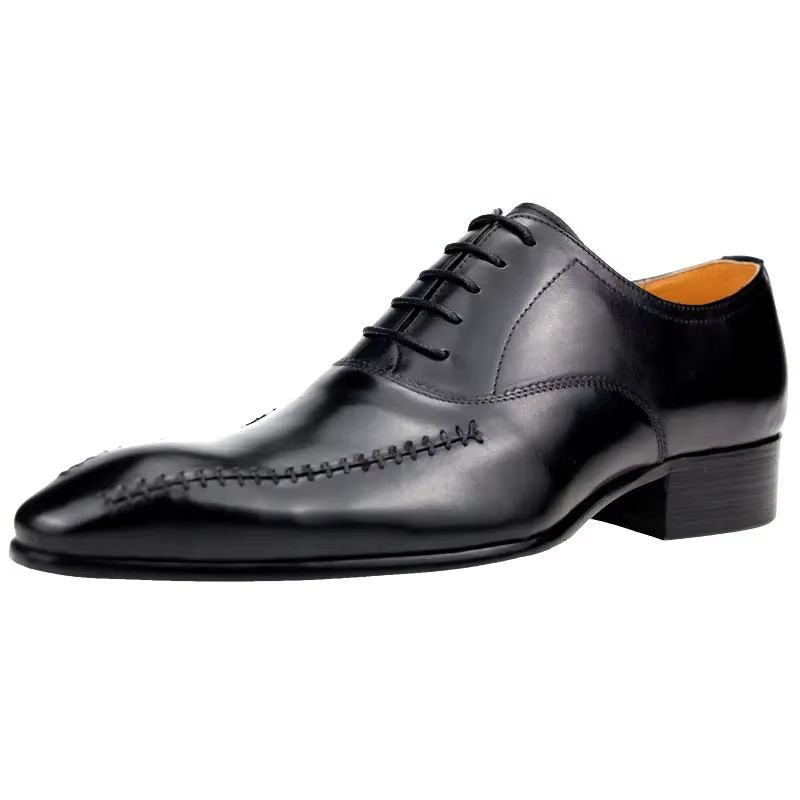 고급 명품 남성 천연 가죽 드레스 슈즈 뾰족한 앞코 수 - Men'S Formal Office Wear Shoes 리뷰 및 가격