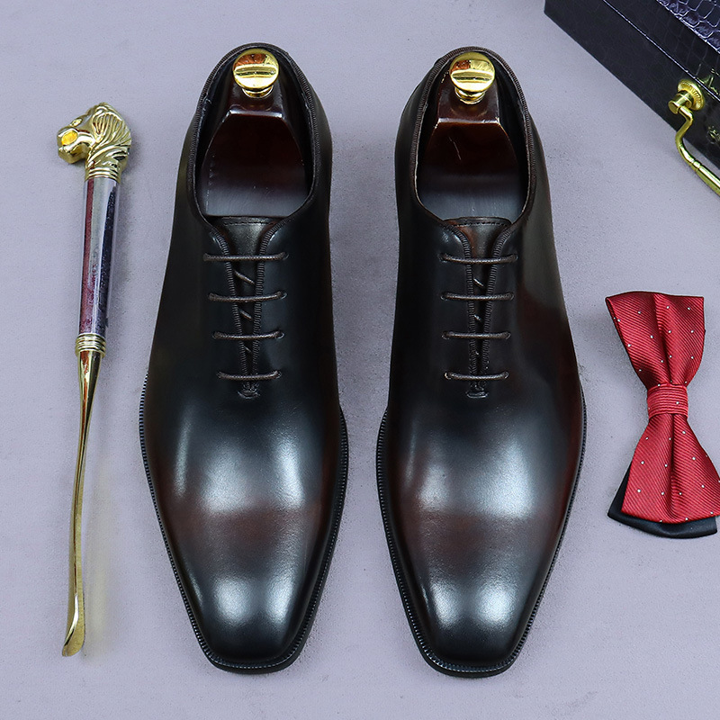 디자이너 정품 가죽 남성 Wholecut 옥스포드 신발 - Men'S Formal Office Wear Shoes 리뷰 및 가격