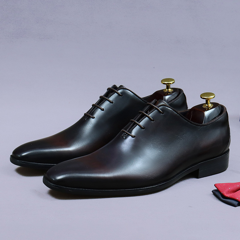 디자이너 정품 가죽 남성 Wholecut 옥스포드 신발 - Men'S Formal Office Wear Shoes 리뷰 및 가격