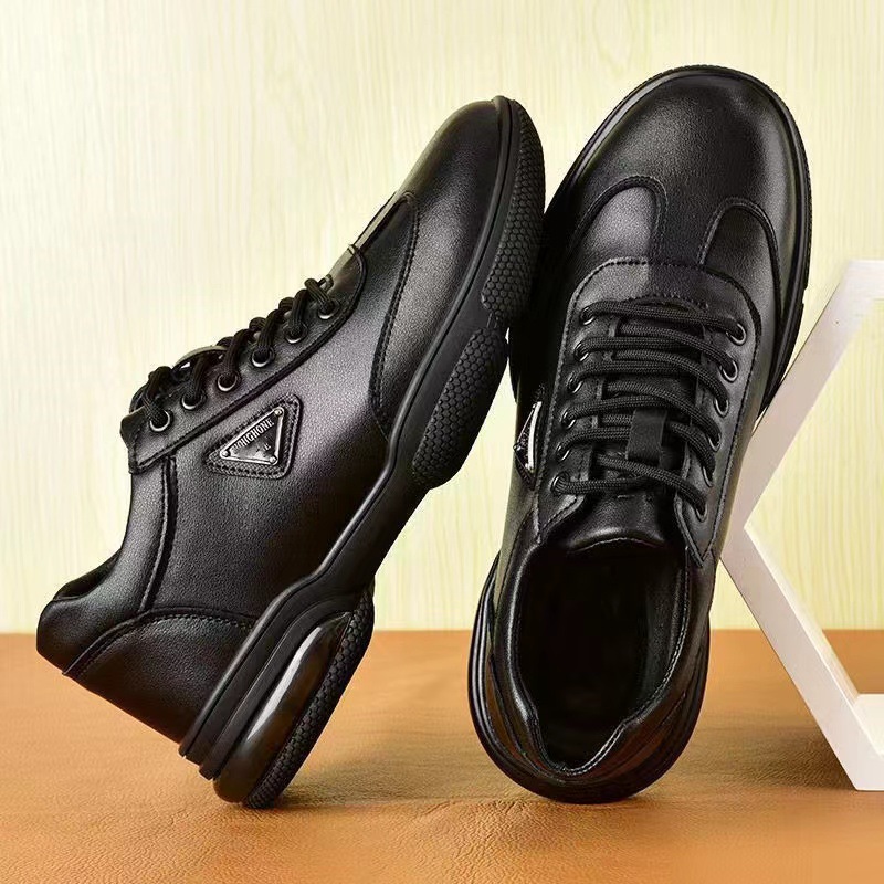 새로운 남성 가죽 신발 플랫폼 통기성 캐주얼 신발 여름 - Men Formal Wear With Sneakers 리뷰 및 가격